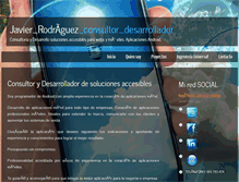 Tablet Screenshot of javierdeveloper.com